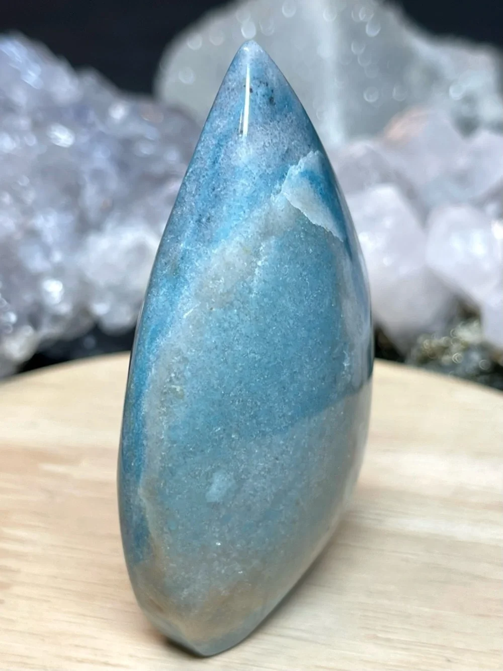 🌑Trolleite Polished Crystal Flame Decoration🌑 - Picture 3 of 4